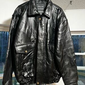 Genuine Leather Black Jacket